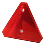 reflector  Δ rood opschroefbaar 143x125