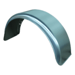spatscherm enkel as staal 150mm x 500mm rond model