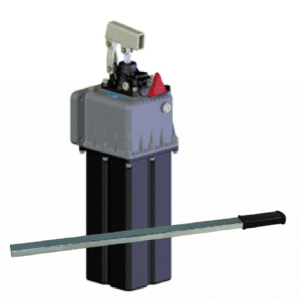 handpomp PMS25 handpomp 7L reservoir 25cm³ dubbel werkend kunststof cilinder enkelwerkend