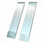 set oprijplaten recht aluminium 2000 x 315 opleglip ( L standaard )