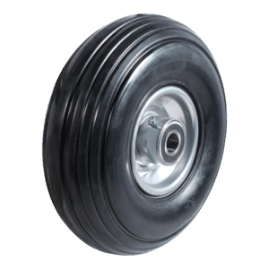 wiel + massief rubberband 260mm serie 43