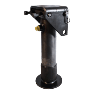steunpoot hydraulisch met terughaalveer , 90° zwenkbaar Ø80mm