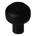 knop neuswiel Ø48 en Ø60 bestaat uit 4 delen, knop, deksel,ring, starlock borgring