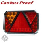 achterlicht VC-2721B5CAN 12 V links 5 PIN's bajonet