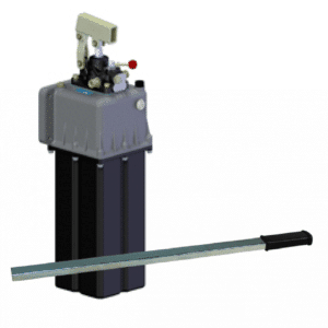 handpomp PMI25 handpomp 7L reservoir 25cm³ dubbel werkend kunststof cilinder dubbelwerkend
