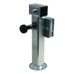 steunpoot wegklapbaar SF60-D42-met zeskant SW19 en adapter ⧄60mm 1300kg verzinkt 240mm 415mm