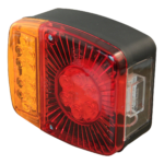 achterlicht 475 , LED 12V - 24V , universeel 5 PIN's bajonet