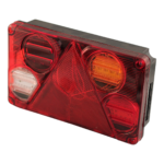 achterlicht 395 , LED 12V - 24V , rechts 5 PIN's bajonet