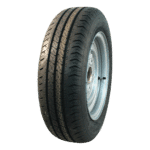 luchtband + wiel 145/70 R13 Kargomax ST-4000 M+S + 4Jx13H2 ET30 57/100/4 84 N staal grijs