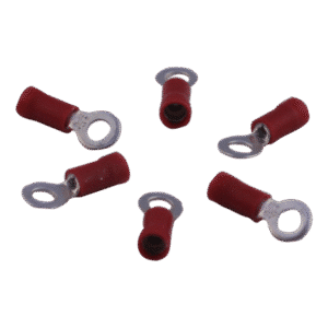 ringkabelschoen voor draad 0,5 - 1,5mm2 , M5 , rood