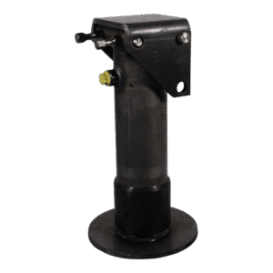 steunpoot hydraulisch met terughaalveer , 90° zwenkbaar Ø100mm