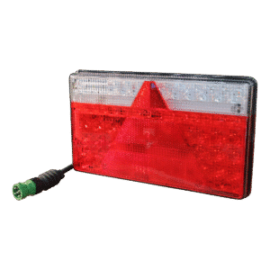 achterlicht Multiled II rechts 5 PIN's bajonet green + 0.5m kabel, 5 x 1mm²