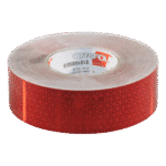 markeringssticker opleggers >3500kg 50mm x 50mtr rood