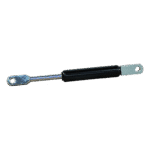 gasdrukveer (G) 08-19 200 1 500 AU19 (M8 Ø8,1 t=10) AB11 (Ø8,1 t=10) 750N cilinder met 2 componenten lak gitzwart RAL 9005