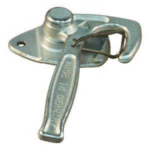 hoeksluiting met RVS veiligheidsveer nr. 1 links