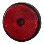 reflector Ø rood opschroefbaar Ø61