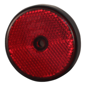 reflector Ø rood opschroefbaar Ø61