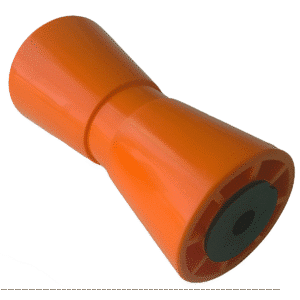 kielrol PVC oranje RAL2008 Ø90mm 194mm Ø17mm