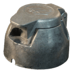 kontaktdoos aluminium 7 - polig