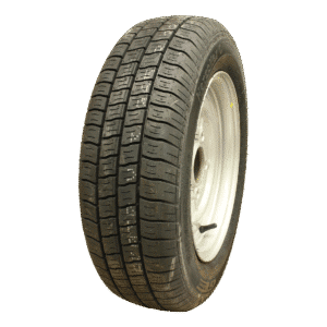 luchtband + wiel 155/70 R12C Kargomax ST-6000 M+S + 4½Jx12H2 ET30 67/112/5 104/101 N staal grijs
