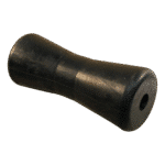 kielrol rubber zwart Ø82mm 198mm Ø21mm