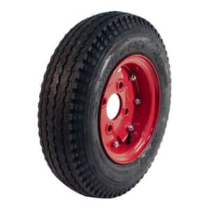 luchtband + wiel 4.80/4.00-8 S-6003 6PR + 3.00D-8 ET0 ET0  60/100/4 71 M staal,  rood,