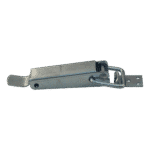 eierkistsluiting met haak , 120mm x 30mm , 34mm haaklengte