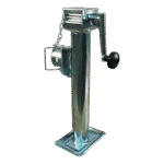 steunpoot wegklapbaar LR Ø57mm 1300kg verzinkt 250mm 430mm