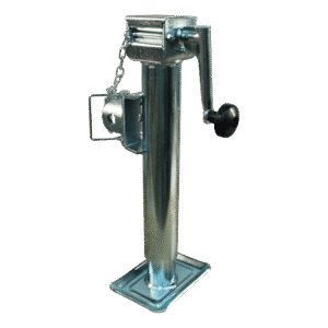 steunpoot wegklapbaar LR Ø57mm 1300kg verzinkt 250mm 430mm