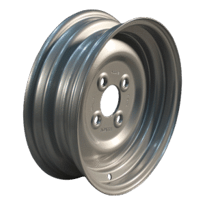 wiel 4.00Bx12H2 ET0 60/100/4 staal grijs