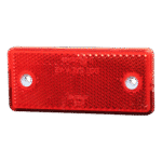 reflector ⌧ rood opschroefbaar+zelfklevend 96 x 42
