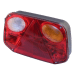 achterlicht  Radex, serie 2800, rechts met achteruitrijlamp, centrale stekkeraansluiting 5-polig