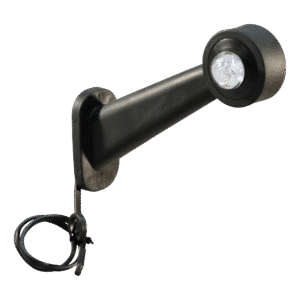 contourlamp rood / wit, rechts, DC kabel 500mm., 2x0,75mm²