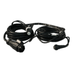 kabelboom 13-polig 12,0m , bajonet 8-polig , vertakking 2x 0,2m DC