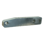 adapterplaat KA25 oplooprem hoogte 25mm, hartmaat 166 / 207mm