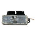 breedtelicht met reflector serie 903 wit met rubber houder kabel met open eind 50cm