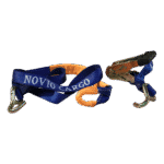 spanband voor autotransporter met lus voor aluminium velg blauw 35mm 1500mm Novio Cargo