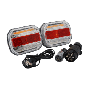 LED achterlichtset met magnetische bevestiging draadloos