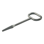 sleutel bandenbakslot verzinkt