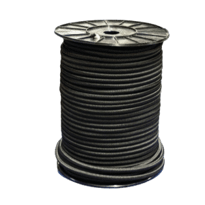 elastische kabel zwart Ø8