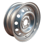 wiel 5½Jx14H2 ET30 57/100/4 staal grijs