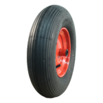 luchtband + wiel 4.80/4.00-8 V-5501A 2PR 2.50Ax8H2 ET0 rollager Ø20 NL69 staal, rood,