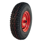 luchtband + wiel 4.80/4.00-8 V-6602 6PR + 2.50Ax8H2 ET0 rollager Ø20 NL69 70 N staal, rood,